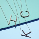 Ellison + Young: Monogram Collection Initial Necklace 4