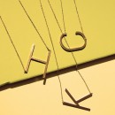 Ellison + Young: Monogram Collection Initial Necklace 3