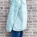 Cabin Lodge Fur Pullover in Seafoam 2