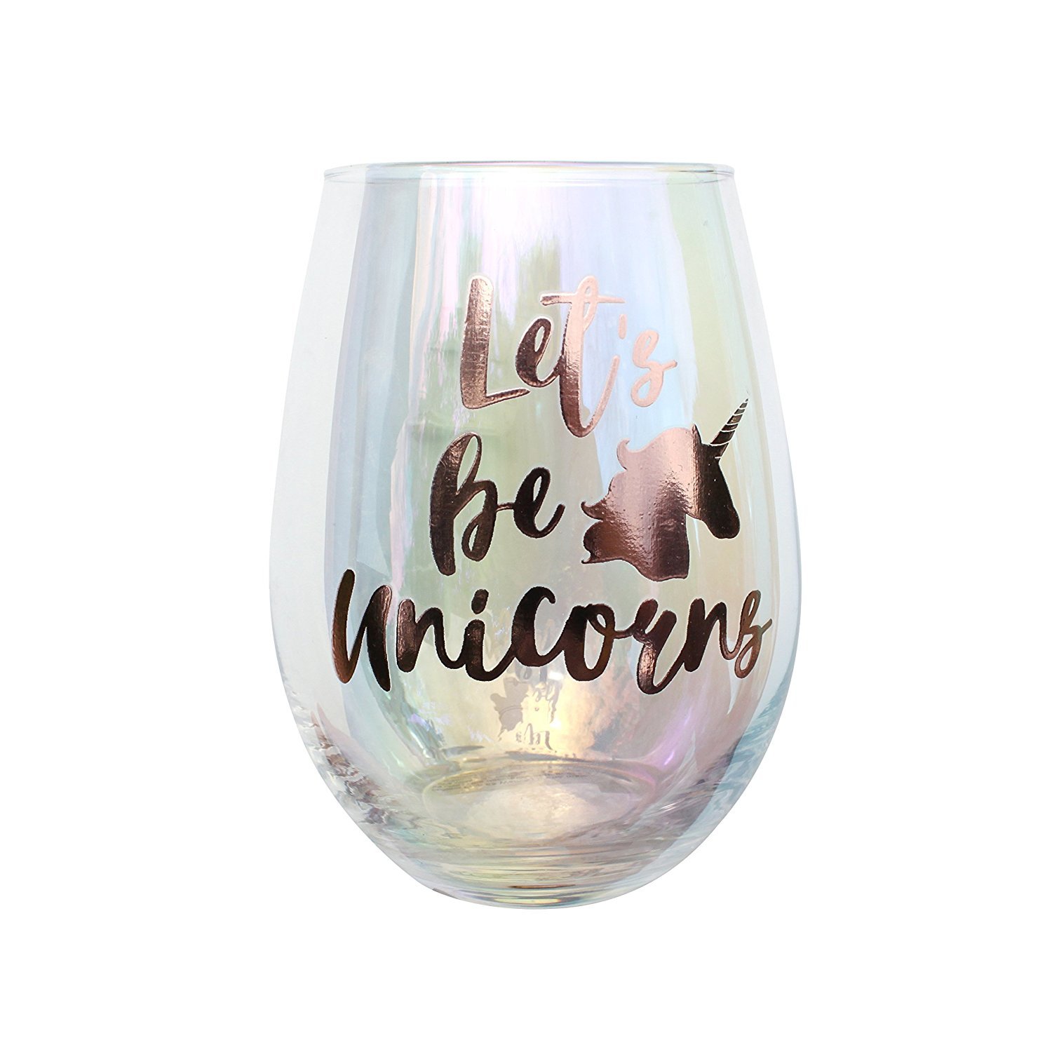 Unicorn Stemless Wine Glass
