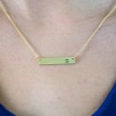 Chelsea Initial Bar Necklace 2