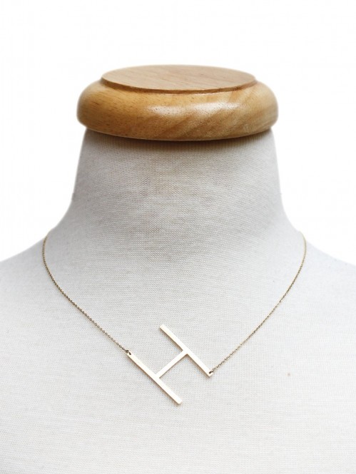 Ellison + Young: Monogram Collection Initial Necklace 2