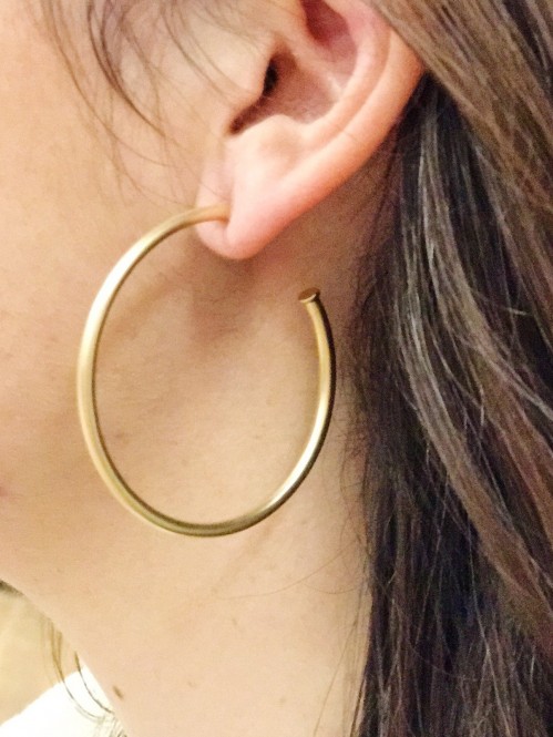 The Best Of Hoops Earrings, Matte Gold 1