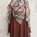 Wrapped In Plaid Scarf, Ballerina Pink 2