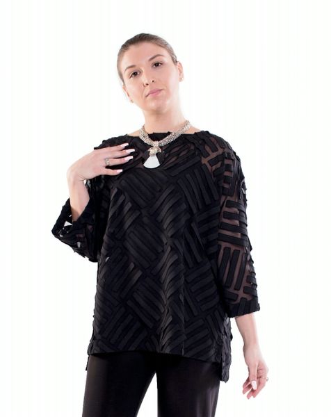 IC COLLECTION TILE SQUARE TUNIC-IC-3380 chicdoor.com